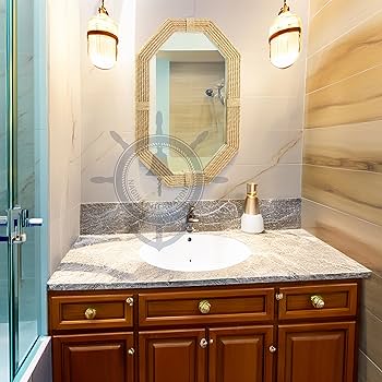 Espelho com Corda Náutica: Estilo Náutico Charmoso e Aconchegante - detalhe