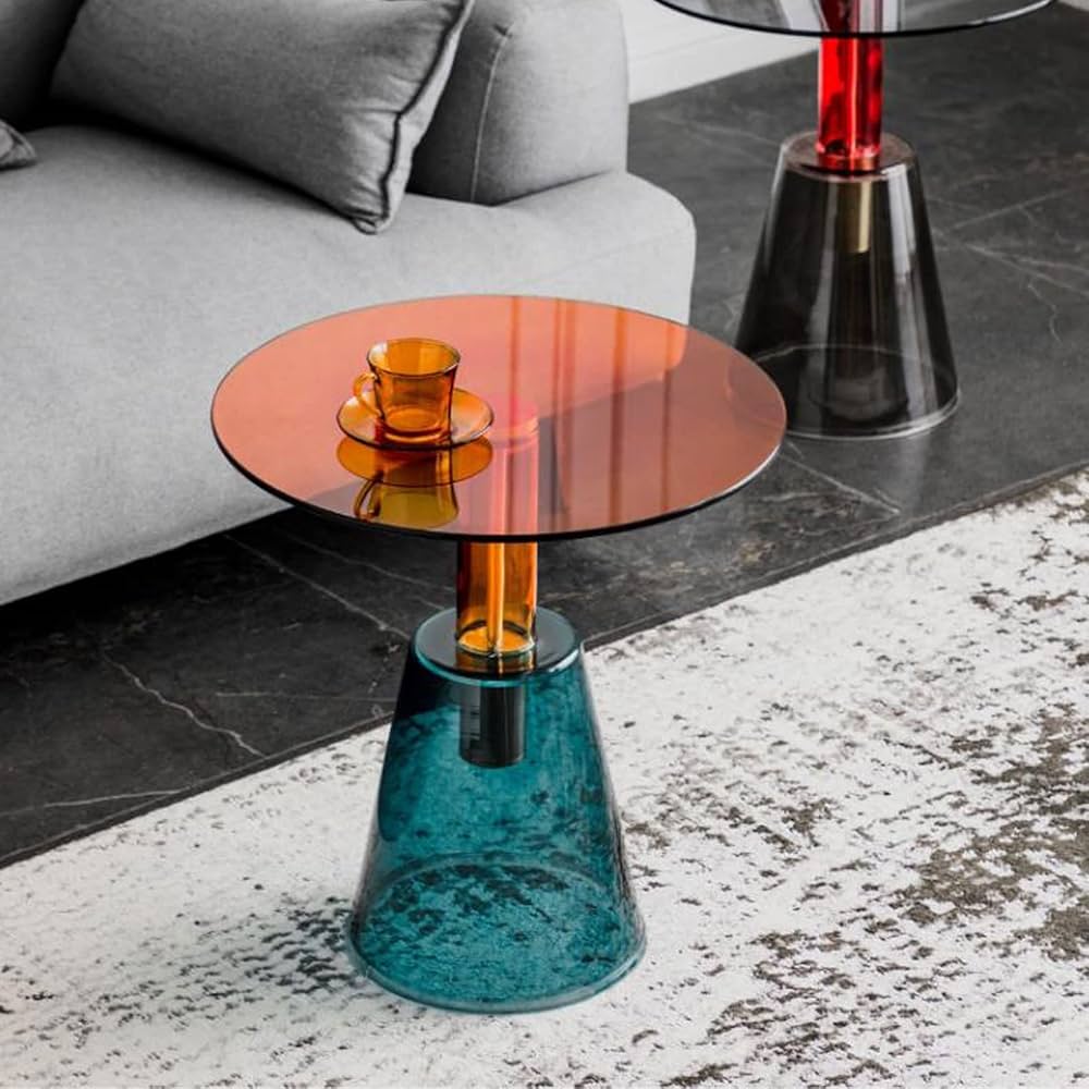 Mesa Lateral Colorida: Toque de Alegria e Personalidade Vibrante - ideia