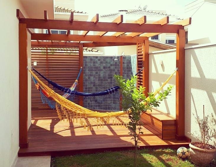 Com Balanço e Rede: Para Relaxar e Curtir a Natureza - inspiração