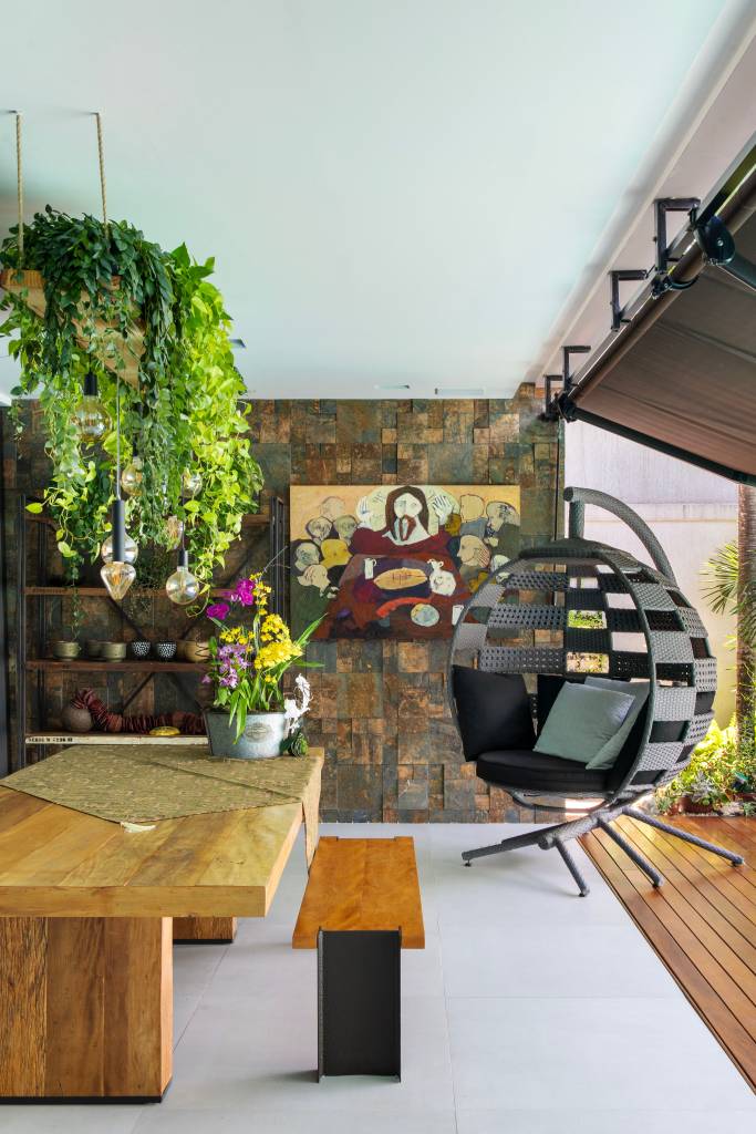 Mini Selva Urbana: Orquídeas e Bromélias em Troncos e Galhos - detalhe