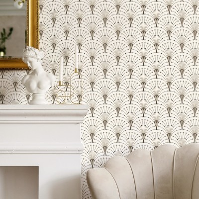 Art Déco Glamour: Formas Geométricas e Toques Metalizados - inspiração