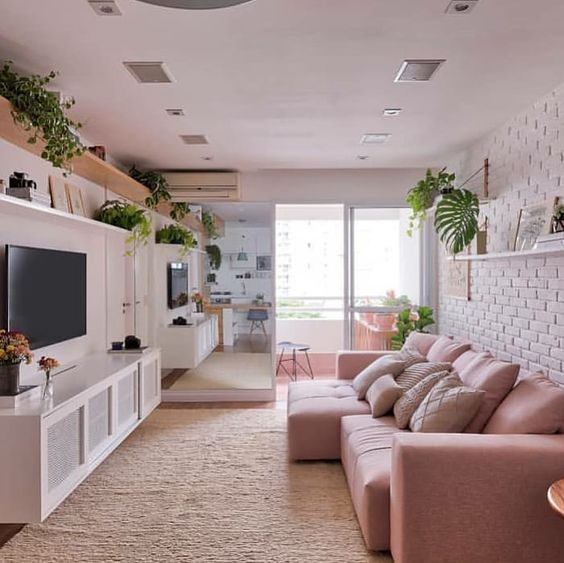 Painel de Tijolinho e Vegetação Integrada - detalhe