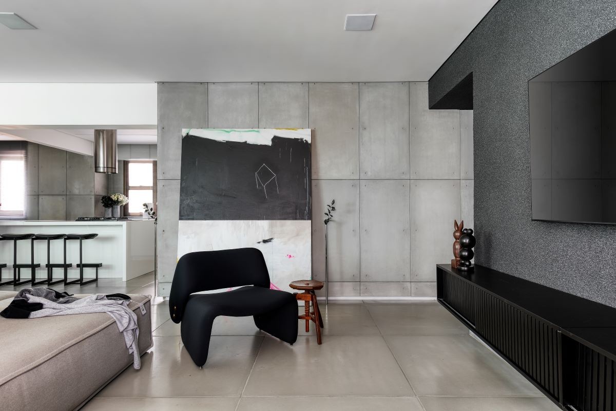 Estilo Industrial: Concreto e Minimalismo - inspiração