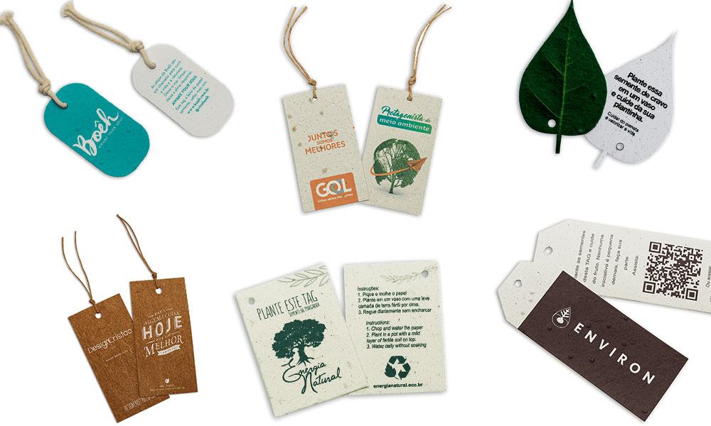Etiquetas Sustentáveis: Feitas com Materiais Ecológicos e Biodegradáveis - detalhe