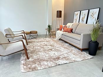 Maciez Absoluta: Tapetes Felpudos para uma Sala de Estar Super Confortável - detalhe