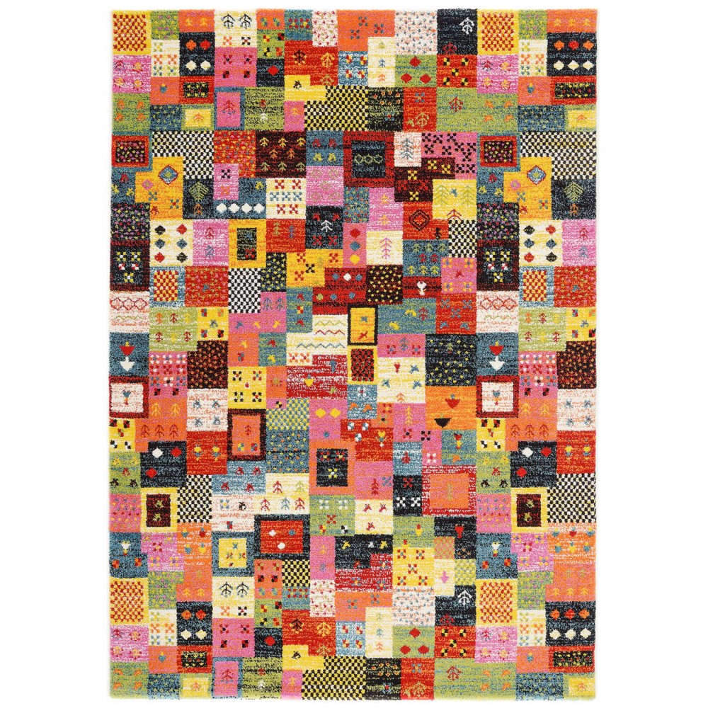 Em Patchwork: Uma Explosão de Cores e Texturas para Uma Sala Única - ideia