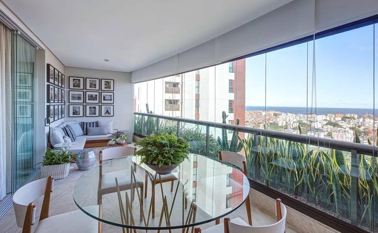 Com Mobiliário Rústico e Vista Panorâmica - ideia