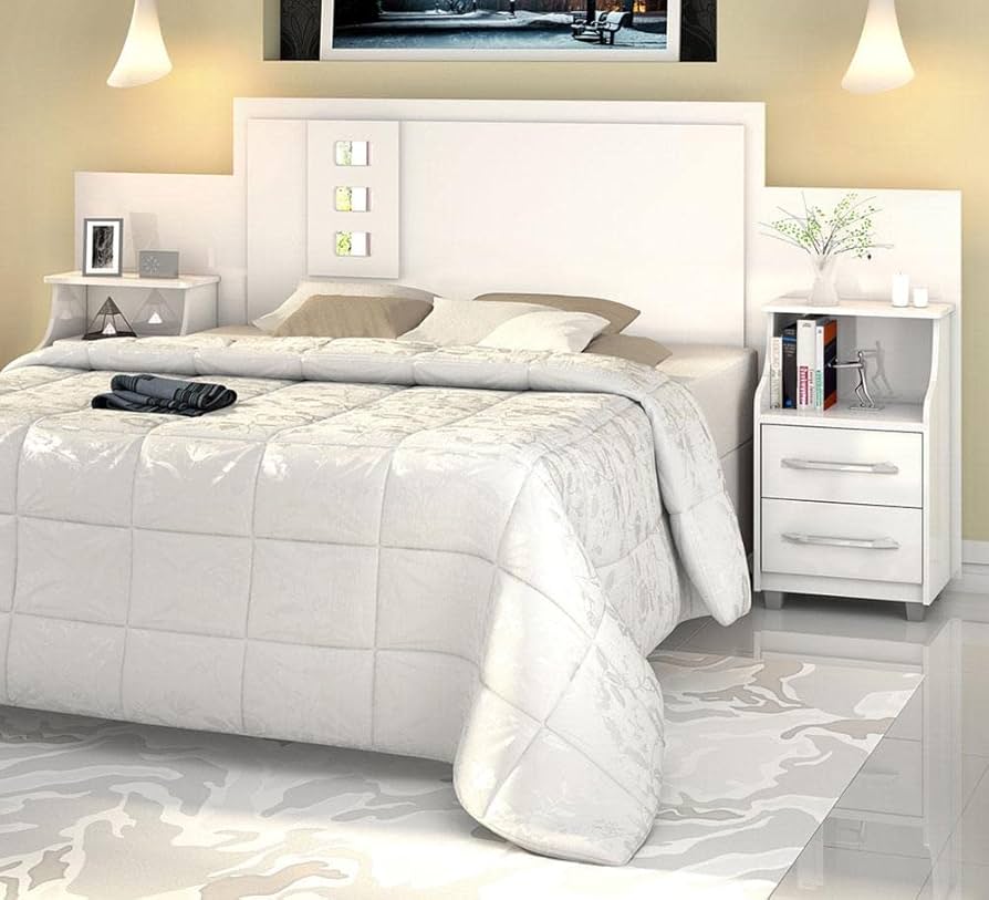 Cabeceira Romântica com Renda - ideia