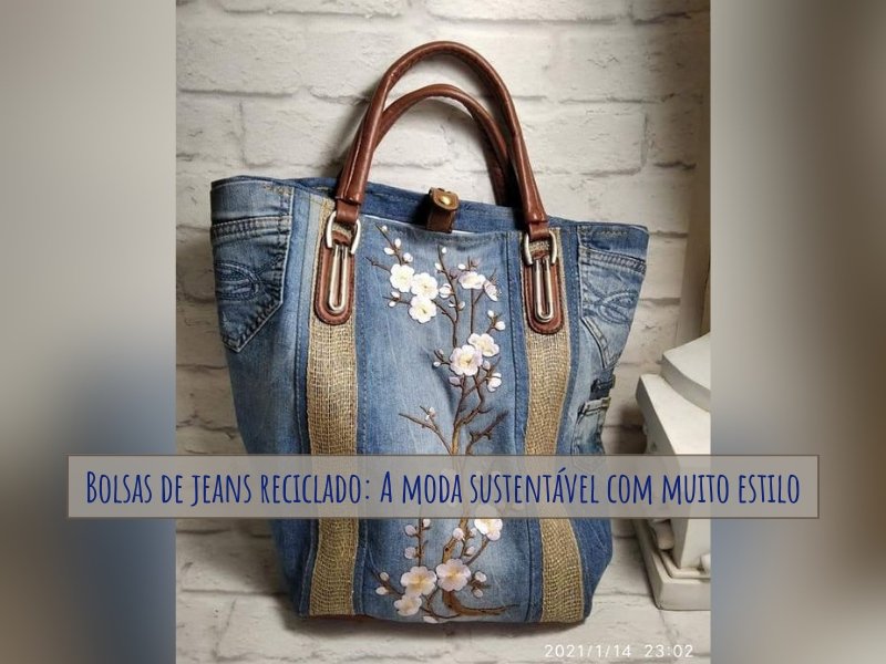 Cachepôs Sustentáveis com Jeans Reciclado: Moda Consciente e Cheia de Atitude - inspiração