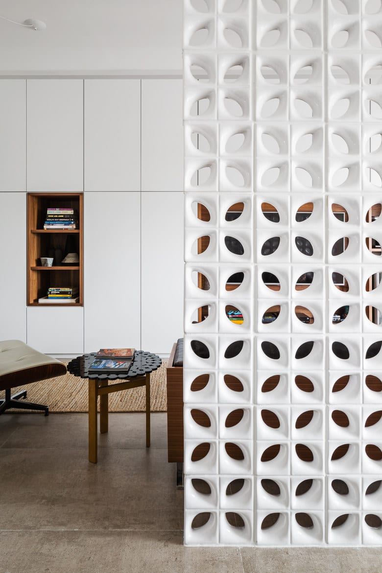 Cobogó com Pintura Geométrica: Arte e Personalidade - inspiração