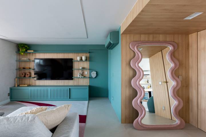 Espelhos Estratégicos para Ampliar e Decorar - ideia