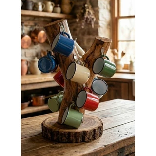 Cantinho do Café Personalizado com Detalhes Rústicos - ideia