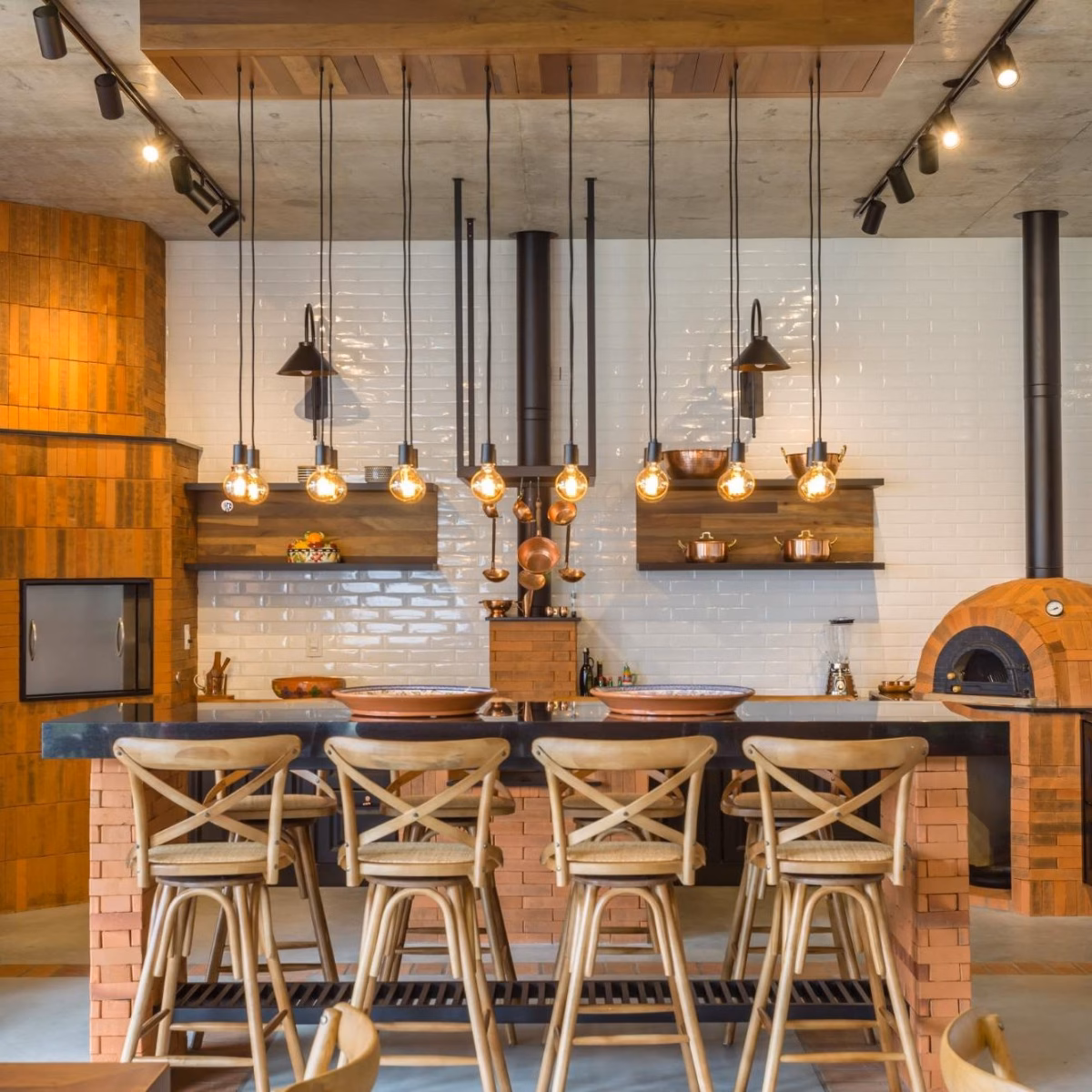 Utensílios à Mostra: Charme e Funcionalidade em Cada Detalhe da Cozinha - inspiração