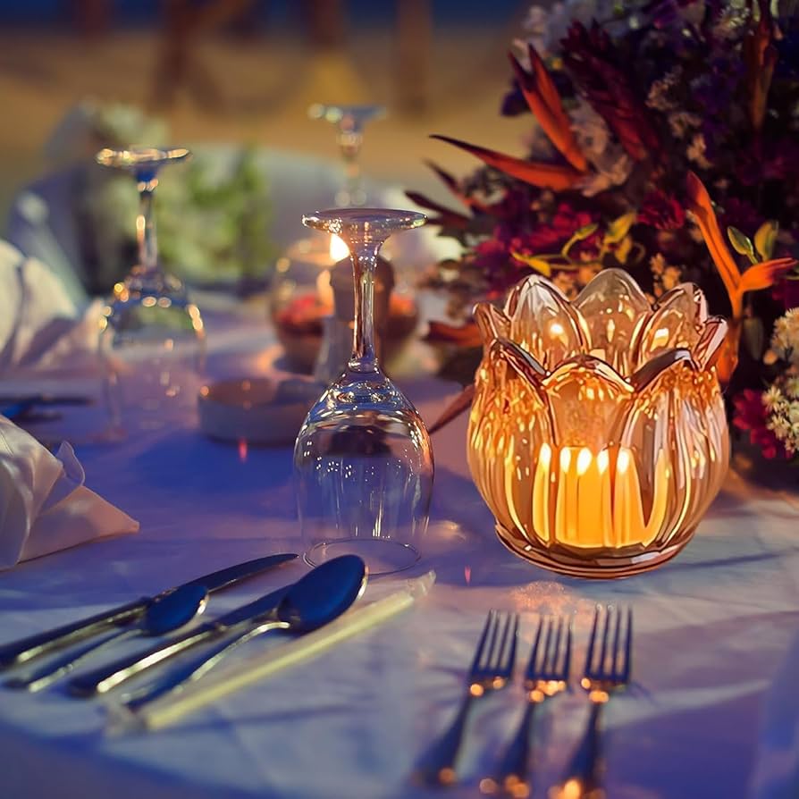 Decoração de Festa com Velas e Castiçais Vintage: Atmosfera Romântica e Aconchegante - inspiração