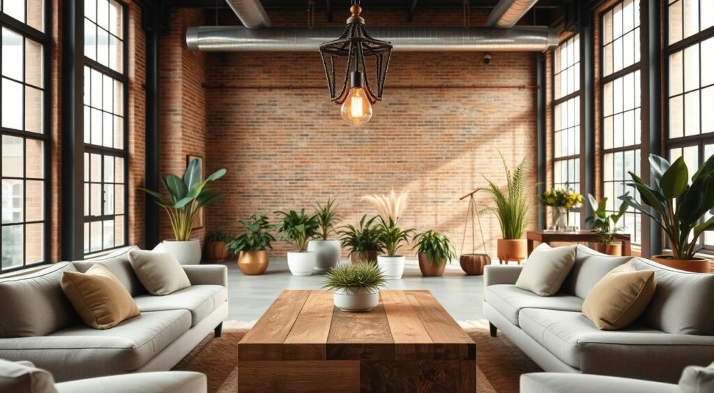 Com Plantas e Elementos Naturais: Vida e Frescor no Ambiente Industrial - detalhe