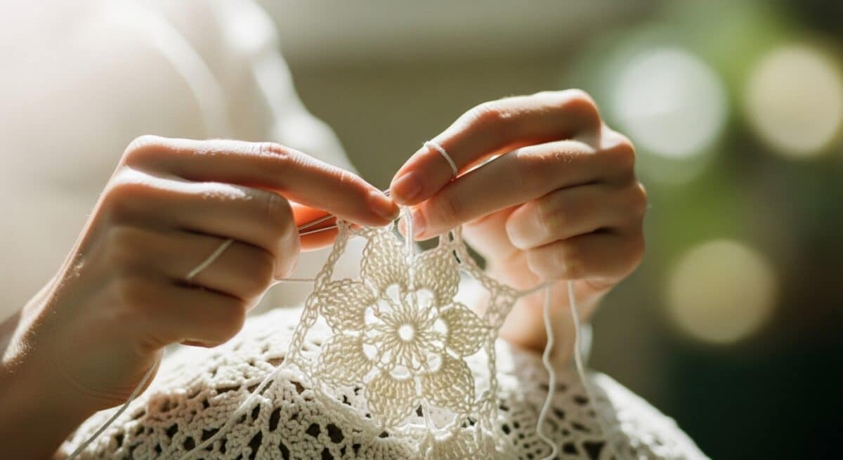 Detalhes Encantadores com Renda e Crochê: Toque Romântico - ideia