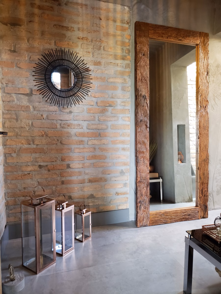 Combinada com Espelhos para Ampliar e Iluminar - inspiração