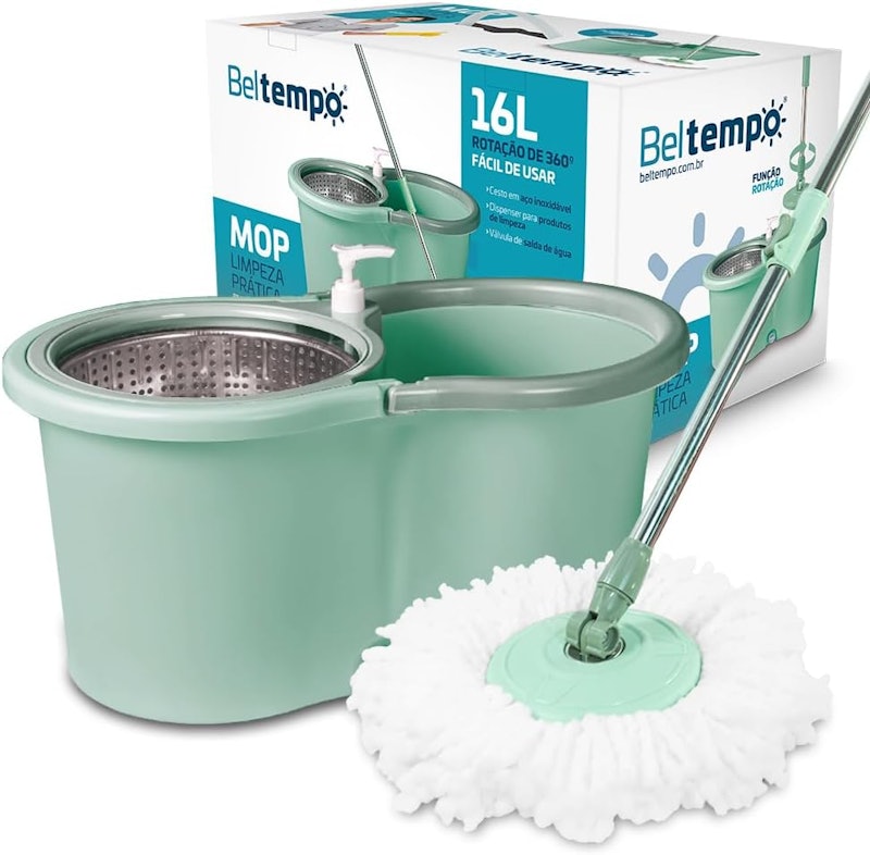 Mop com Borrifador de Longo Alcance: Ideal para Limpar Paredes e Azulejos - ideia