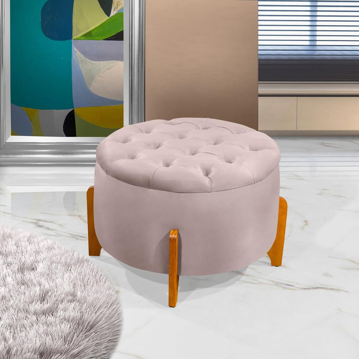 Puff Capitonê: Charme Clássico e Conforto Exclusivo - inspiração