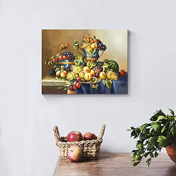 Quadros com Aquarelas de Frutas e Legumes: Cores Vibrantes - ideia