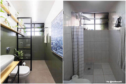 Box Decorado com Contact Listrado: Simples e Sofisticado - detalhe