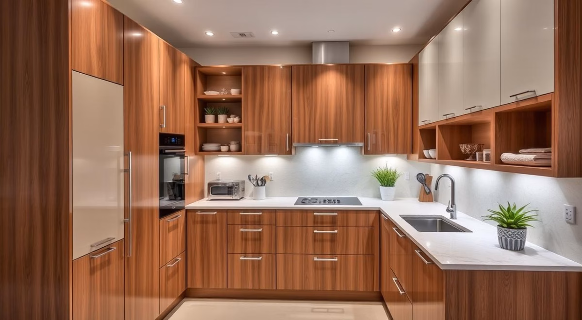 Armário de Cozinha com Puxadores Divertidos e Personalizados - ideia