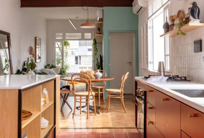 Com Ladrilho Hidráulico e Charme Retrô - detalhe