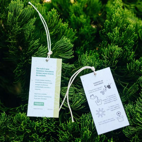 Etiquetas Sustentáveis: Feitas com Materiais Ecológicos e Biodegradáveis - ideia