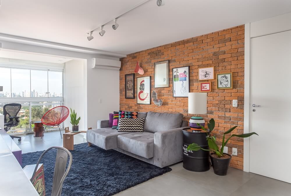 Tijolinho e Plantas: Uma Combinação Perfeita para Ambientes Vivos - detalhe