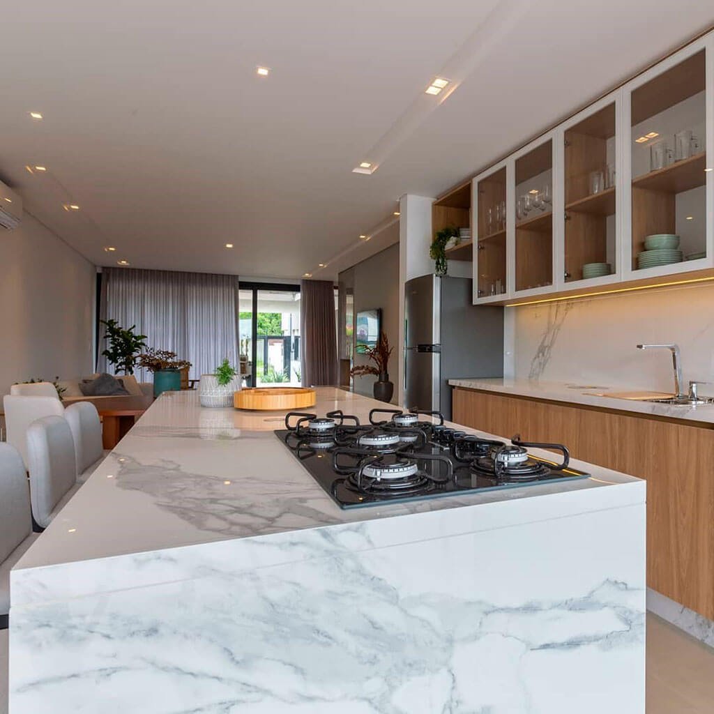 Bancada Ilha: Integração e Funcionalidade - detalhe