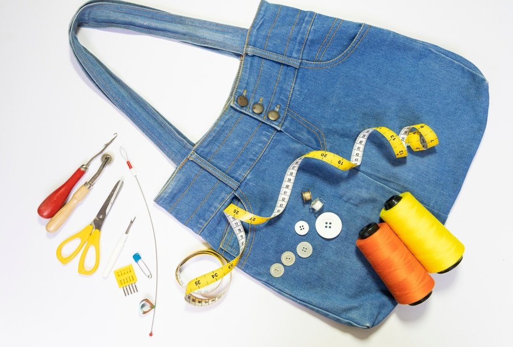 Cachepôs Sustentáveis com Jeans Reciclado: Moda Consciente e Cheia de Atitude - ideia
