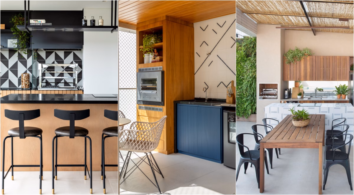 Varanda gourmet: 10 projetos com ideias