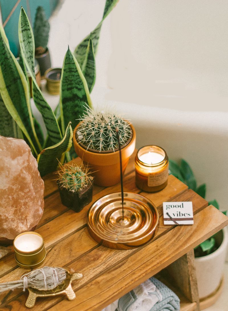 Cantinho Zen: Decoração Relaxante com Incensos e Pedras Naturais - inspiração