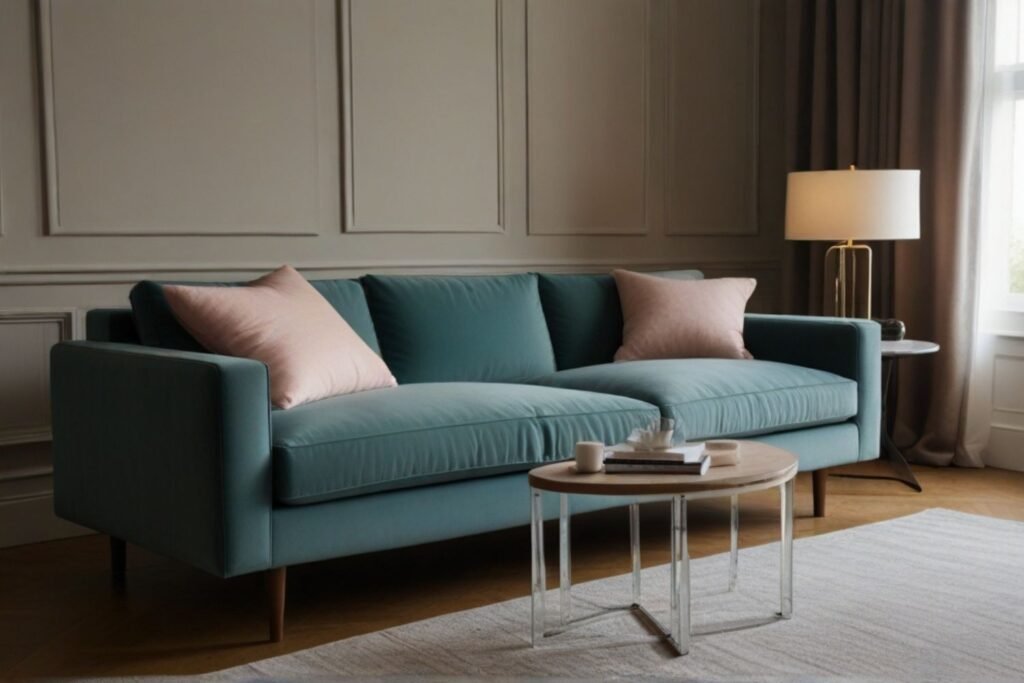 Sofá de Canto em L com Revestimento Impermeável: Perfeito para Famílias com Crianças e Pets! - ideia