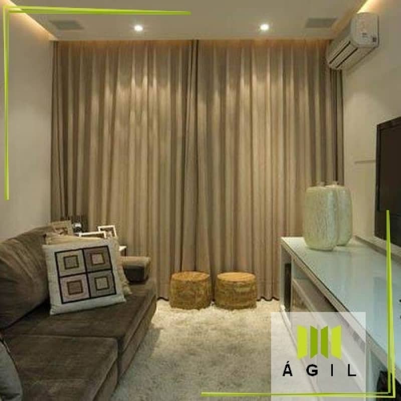 Cortinas Duplas: Combinação Perfeita de Tecidos para Controlar a Luminosidade - detalhe