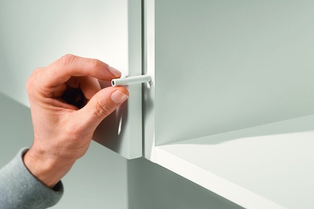 Com Armários Sem Puxadores e Abertura por Toque - ideia