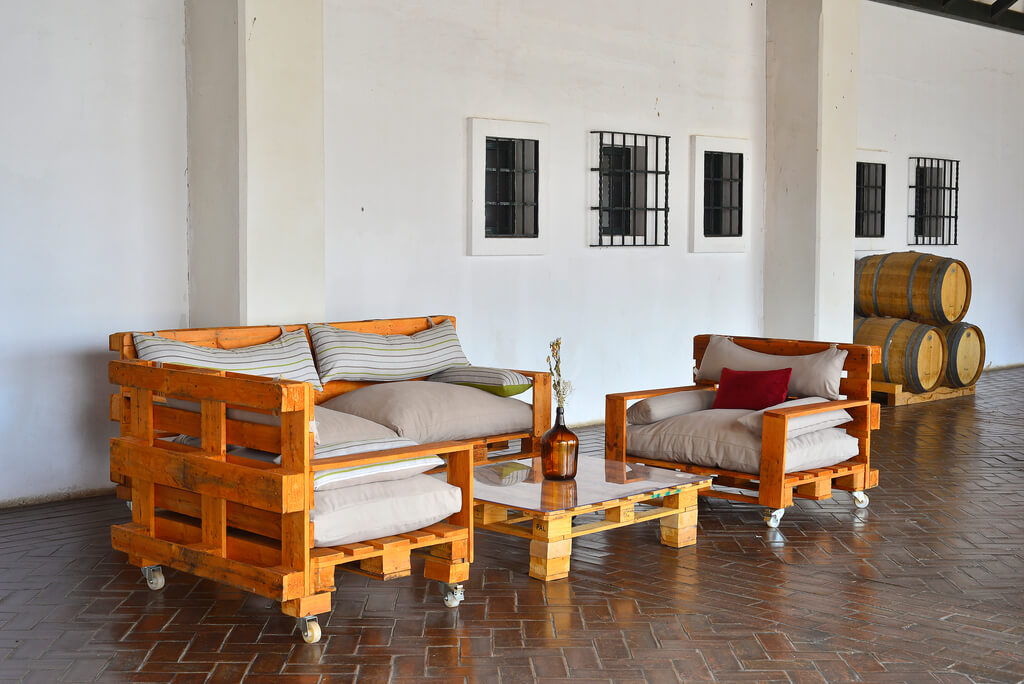 Reaproveitamento Criativo de Paletes: Móveis Rústicos e Sustentáveis - detalhe