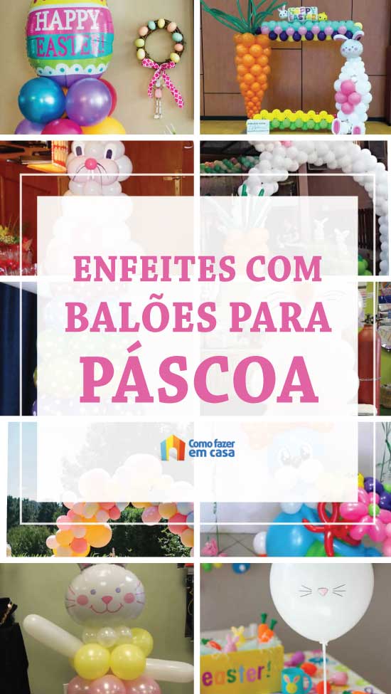 Decoração de Páscoa com Balões: Leveza e Cor para Celebrar - ideia