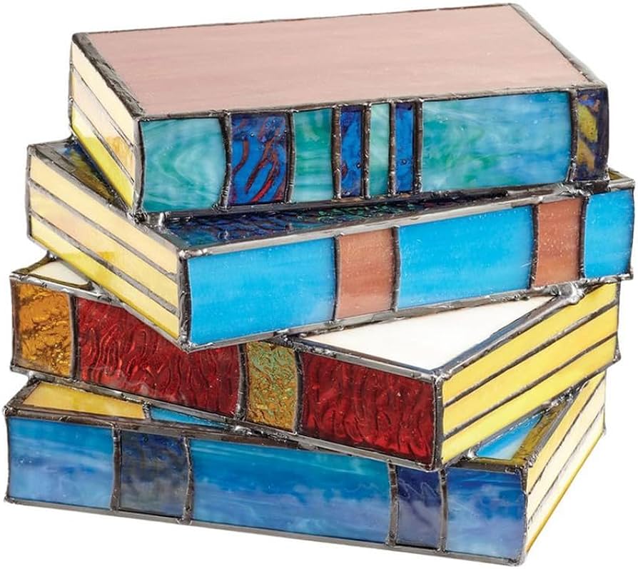 Mesa de Cabeceira com Livros Empilhados: Para Amantes da Leitura - ideia