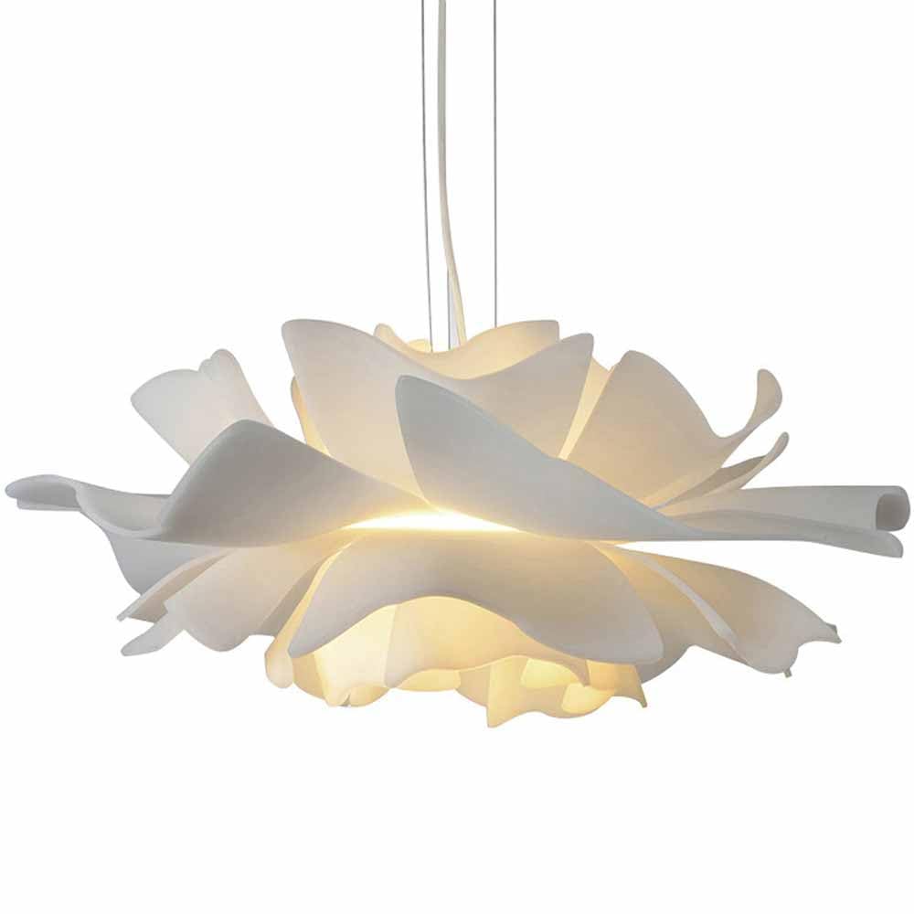 Luminária Pendente com Flores Secas: Delicadeza Romântica - detalhe