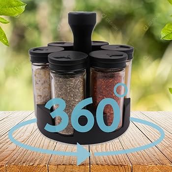 Porta-Temperos Giratório: Tenha Seus Aromas Sempre à Mão, com Elegância - inspiração