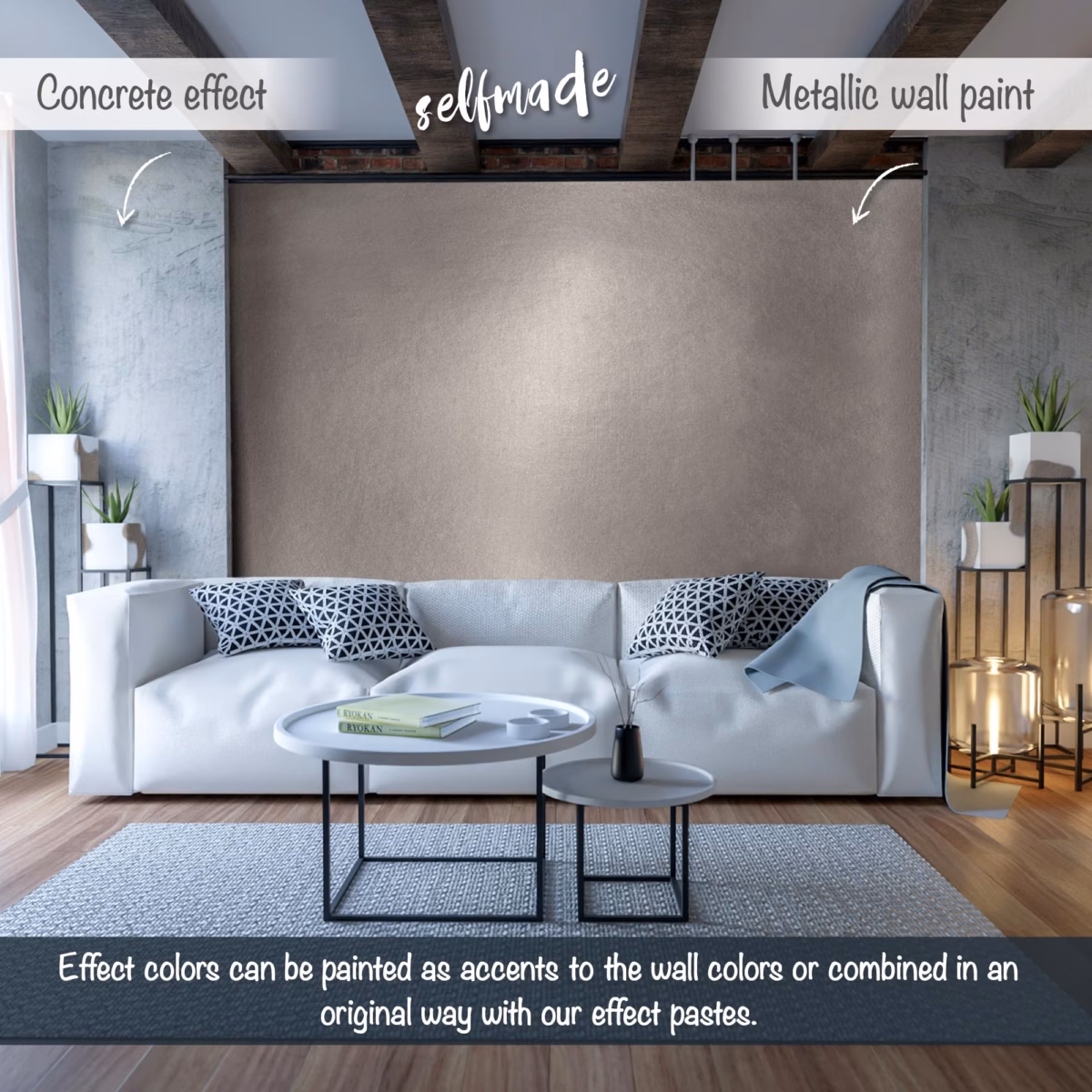 Tinta Metálica: Brilho e Glamour para Seu Ambiente - inspiração