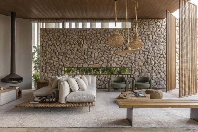 Natureza em Casa: Integre Pedras Naturais ao Seu Projeto - detalhe