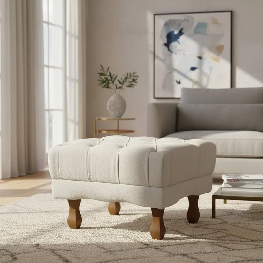 Puff Capitonê: Charme Clássico e Conforto Exclusivo - detalhe