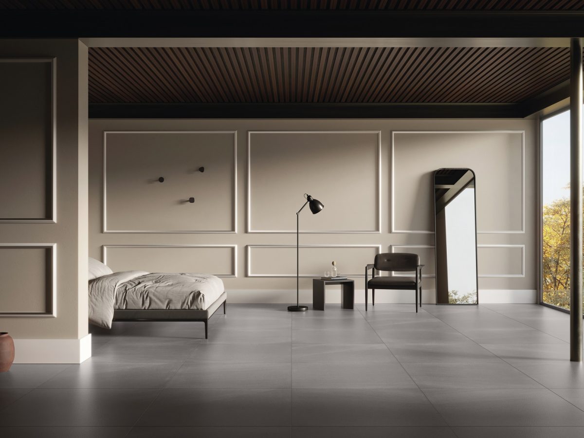 Rodapé com Espelho: Reflexo de Amplitude e Modernidade - detalhe