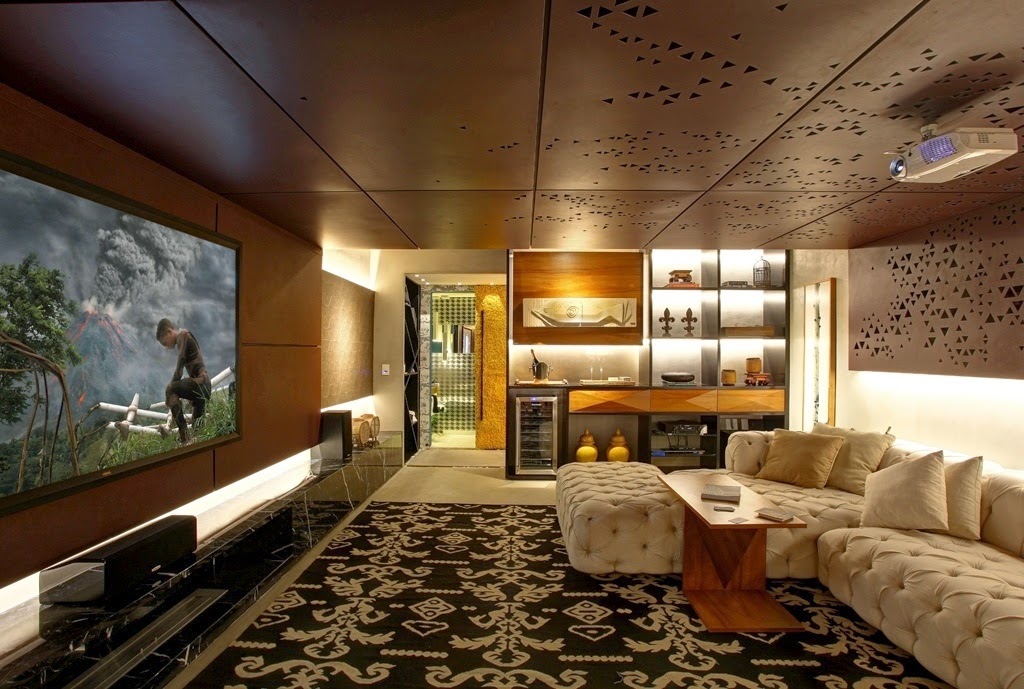 Com Home Theater Imersivo: Cinema em Casa com Estilo - ideia