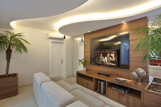 Sanca de Gesso e Jardim Vertical: Natureza Suspensa Dentro de Casa - inspiração