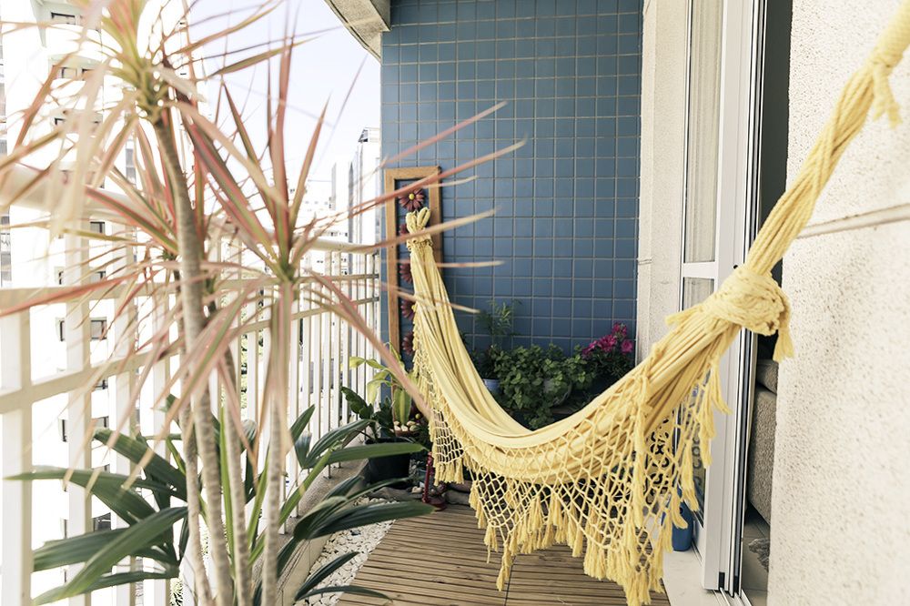 Com Rede de Descanso e Almofadas Aconchegantes - detalhe