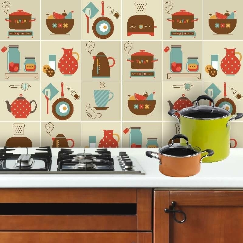 Adesivo Fotográfico: Uma Cozinha com Memórias - inspiração