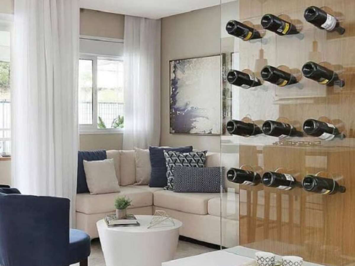 Barzinho Compacto em Nichos: Solução Inteligente para Apartamentos - ideia